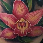 Tattoos - Colorful Orchid Cover-Up Tattoo - 106474